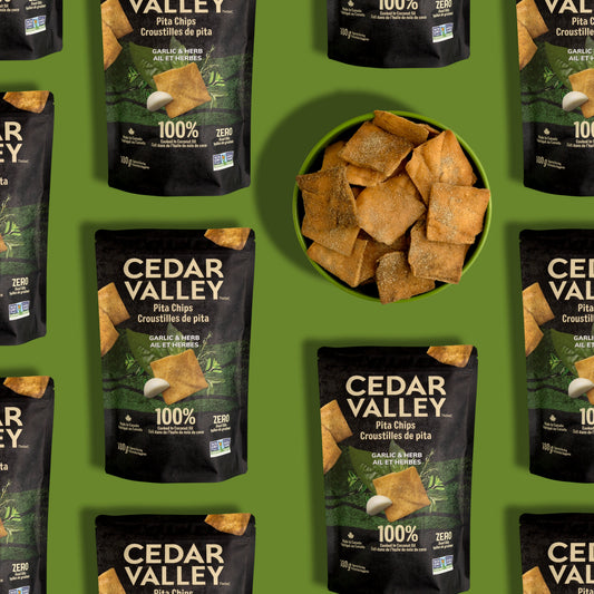 Garlic Herb Pita Chips